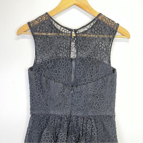 Milly of New York Lace Ruffle Sheath dress black - 2 - Picture 8 of 12